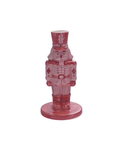 Stoneware Nutcracker Taper Holder