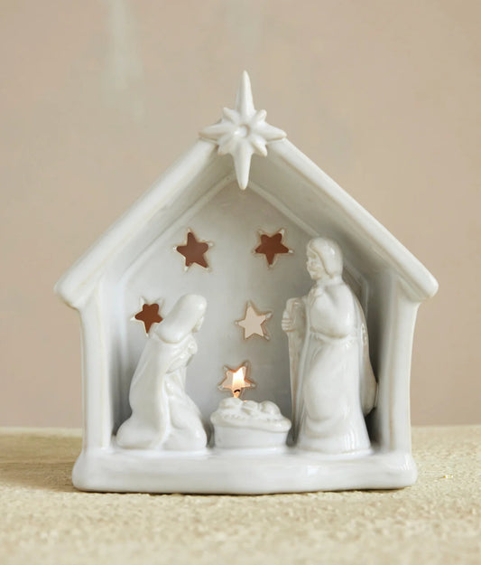 Stoneware Nativity
