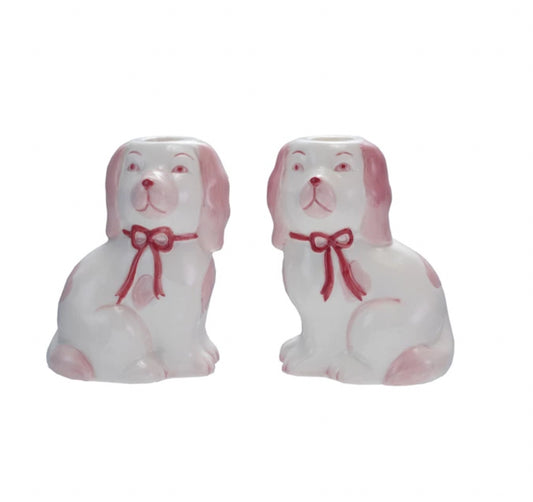 Staffordshire Dog Taper Holder