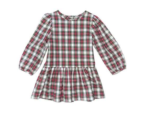 Layla Dress - Red/Green Plaid