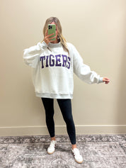 Game Day Reversible Mock Neck Sweatshirt - Lsu