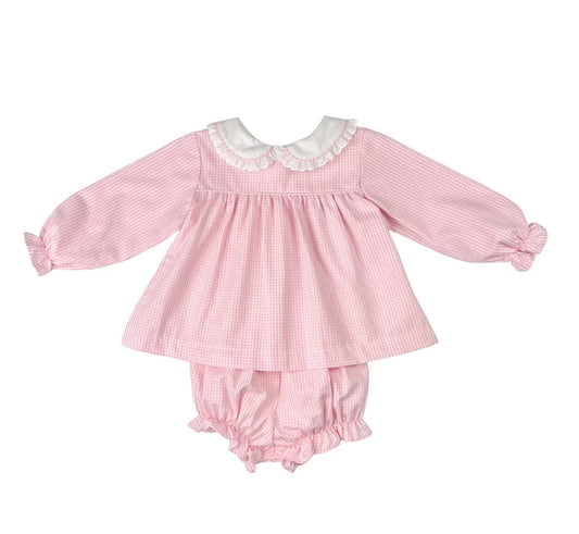 Christy Bloomer Set - Pink Check