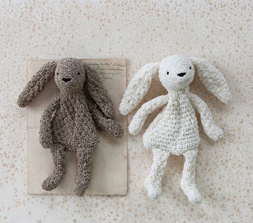Knit Chenille Bunny Lovey