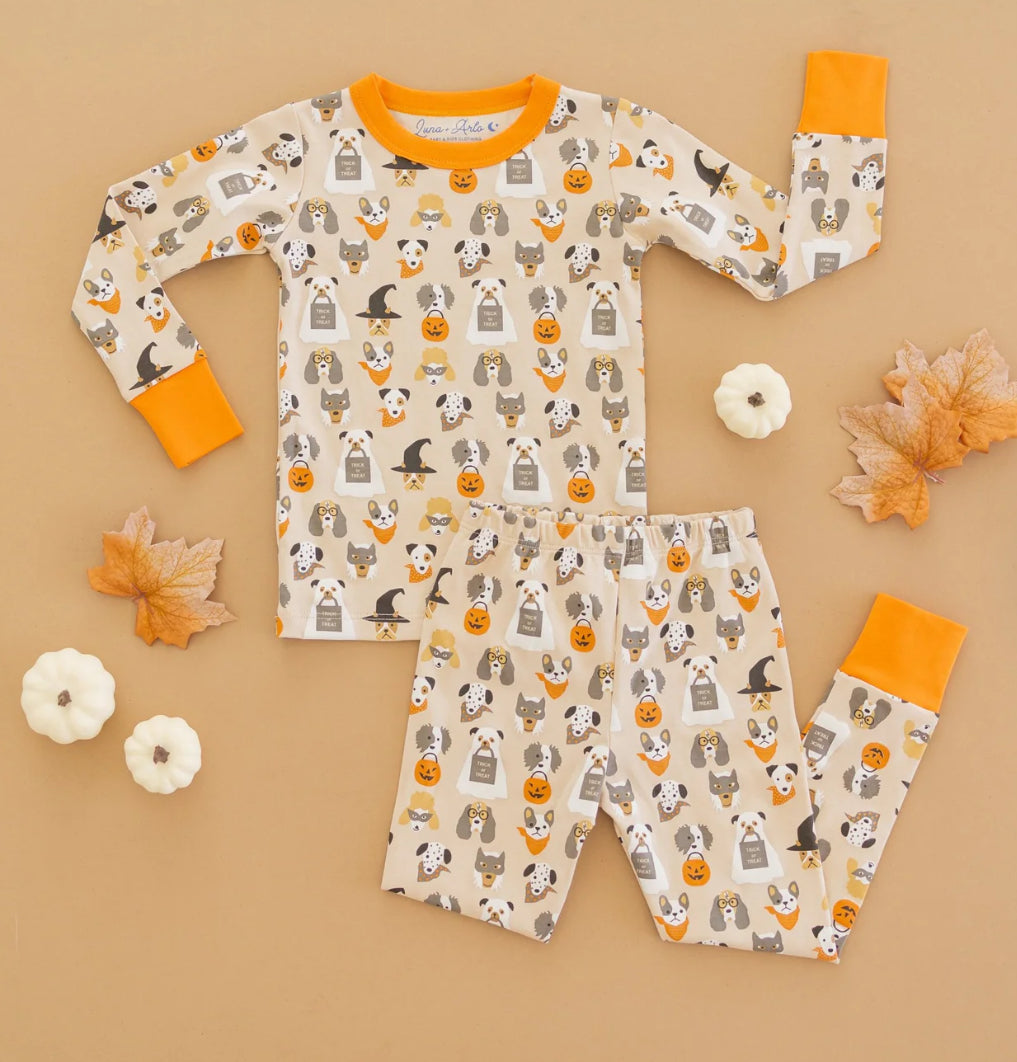Halloween Hound Pajamas - Driftwood