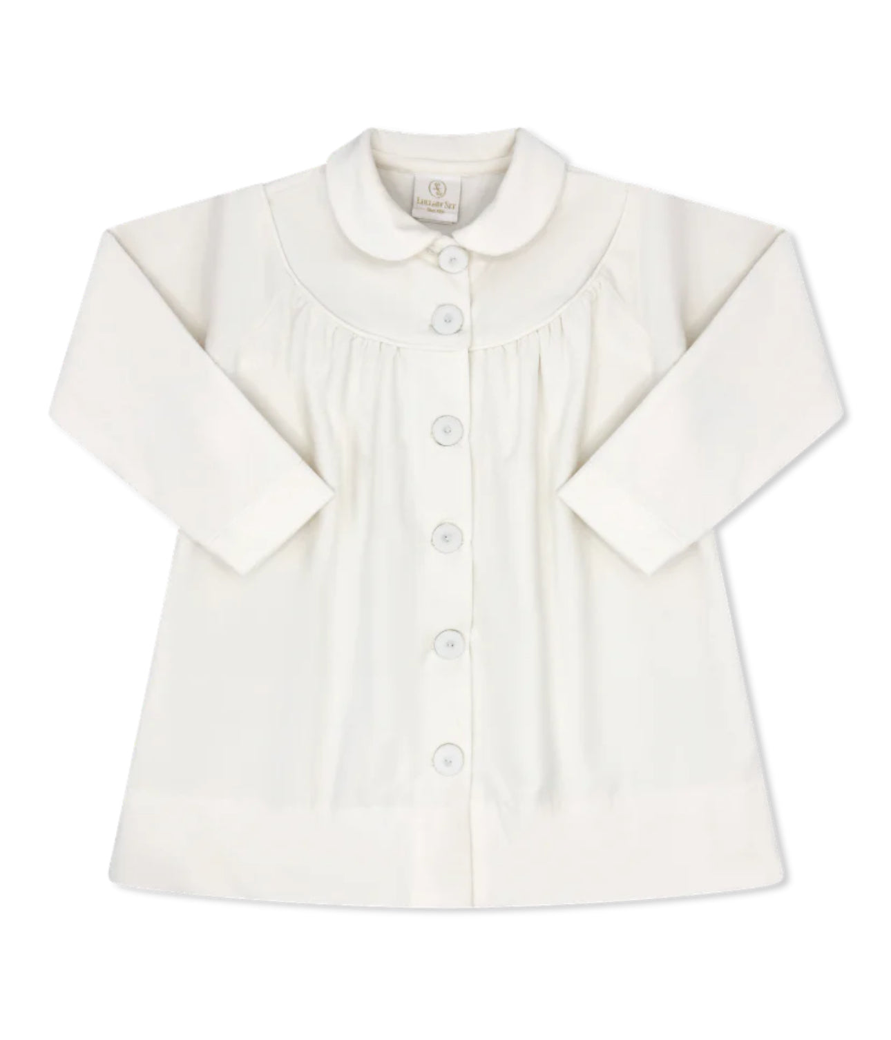 Collette Coat - Winter White Velvet