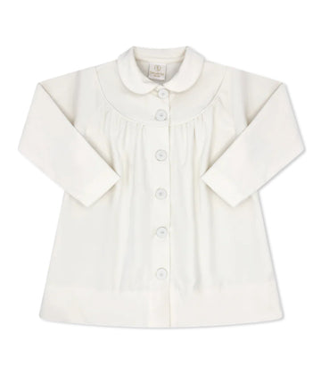Collette Coat - Winter White Velvet