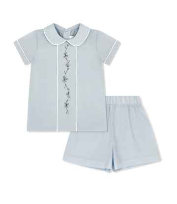 Jonathan Short Set - Boston Blue Batiste