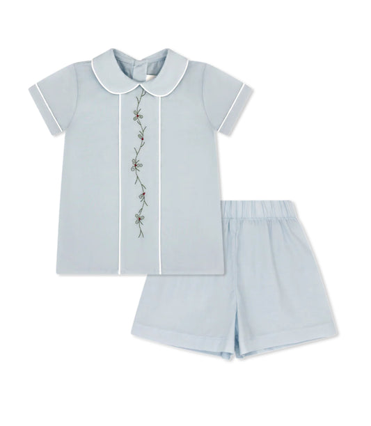 Jonathan Short Set - Boston Blue Batiste