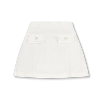 Claire Skirt - Winter White Velvet