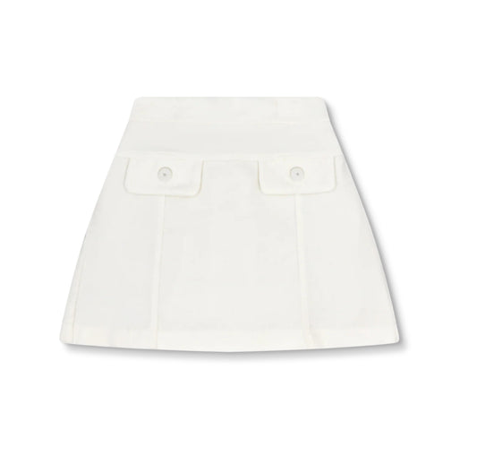 Claire Skirt - Winter White Velvet