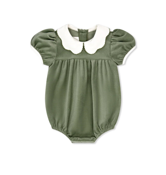 Special Moments Bubble - Leyland Green Velvet