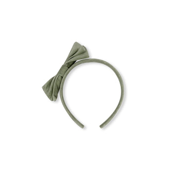 Hadley Headband - Leyland Green Velvet