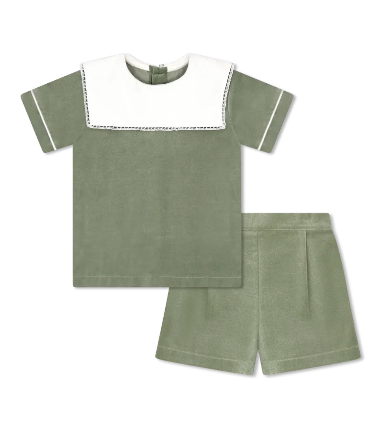 Christian Short Set - Leyland Green Velvet