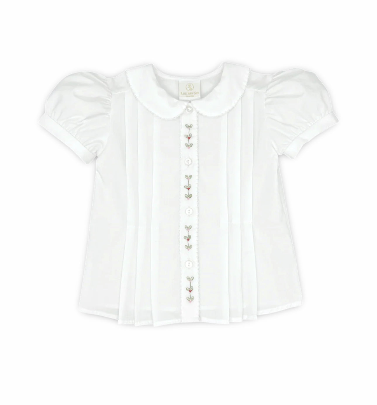Vintage Blouse - White Batiste, Holly