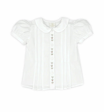 Vintage Blouse - White Batiste, Holly