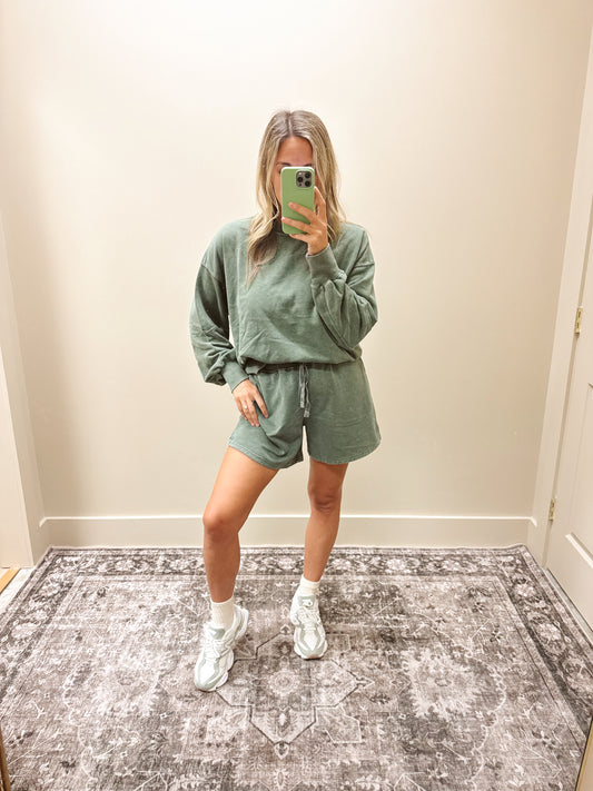 Charlie Short Set - Olive