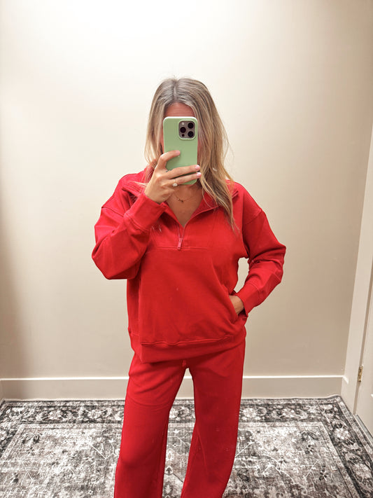 Mallory Scuba Set - True Red