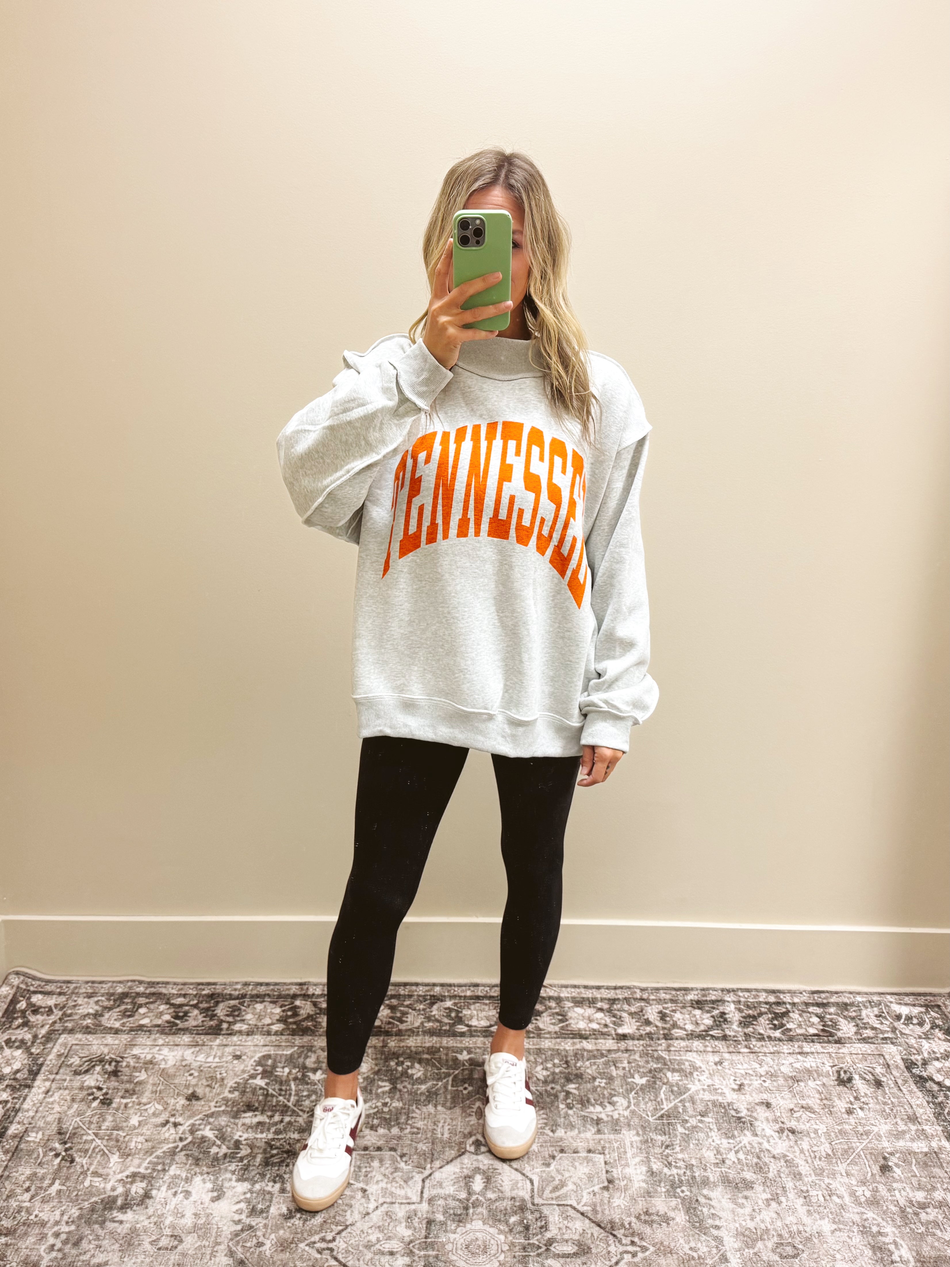 Game Day Reversible Mock Neck Sweatshirt - Tennessee