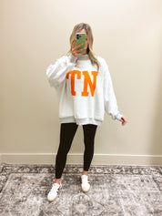 Game Day Reversible Mock Neck Sweatshirt - Tennessee