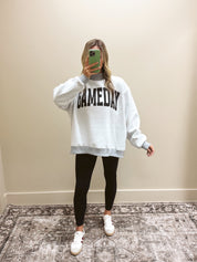 Reversible Mock Neck Sweatshirt - Football/Gameday