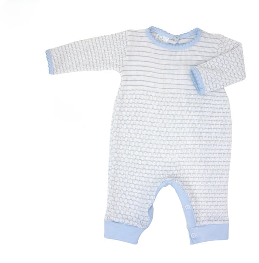 Pinstripe Romper + Trim