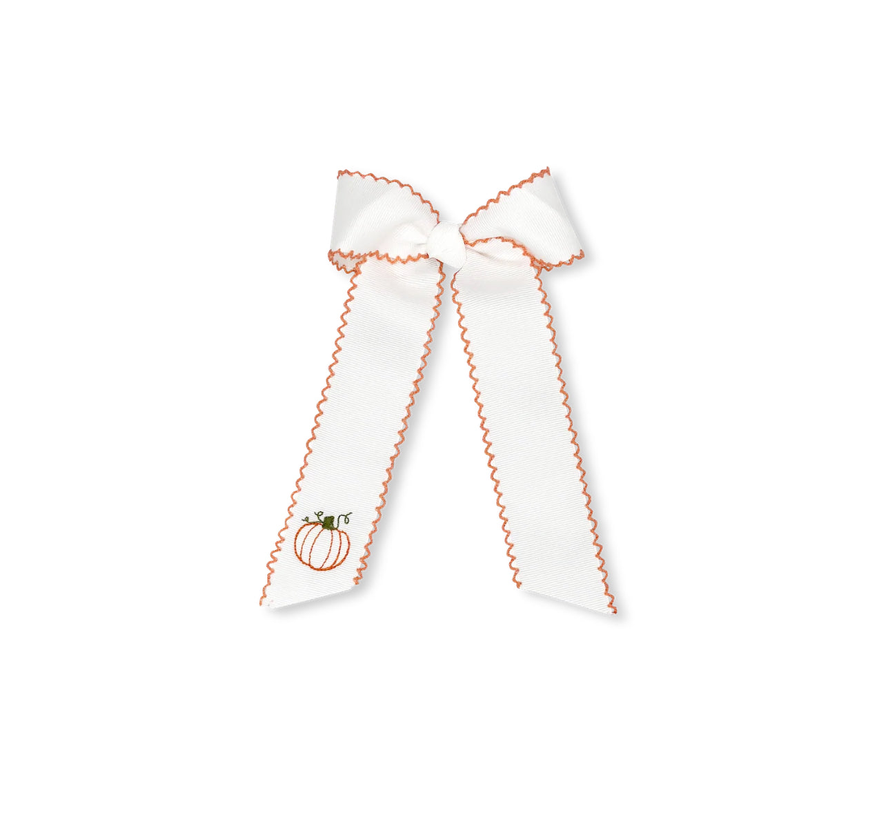 Lola Long Bow - Pumpkin