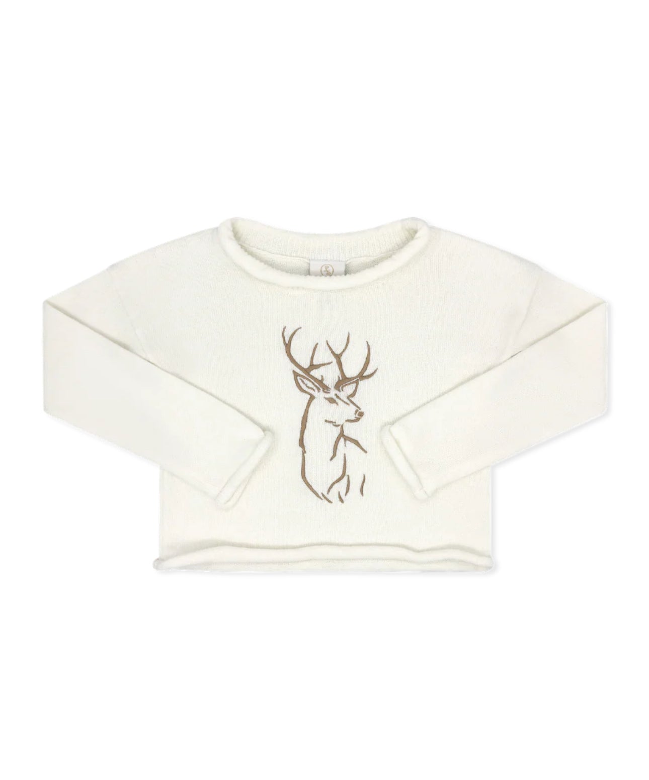 Ryan Roll Neck Sweater - Deer