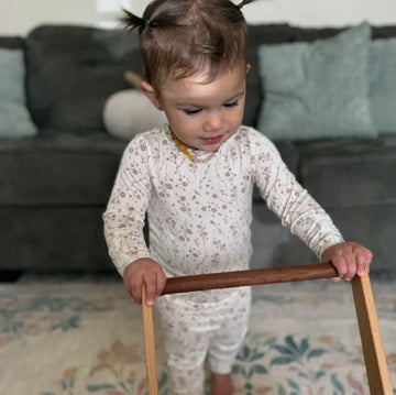 Cloud Convertible Romper Footie - Posies