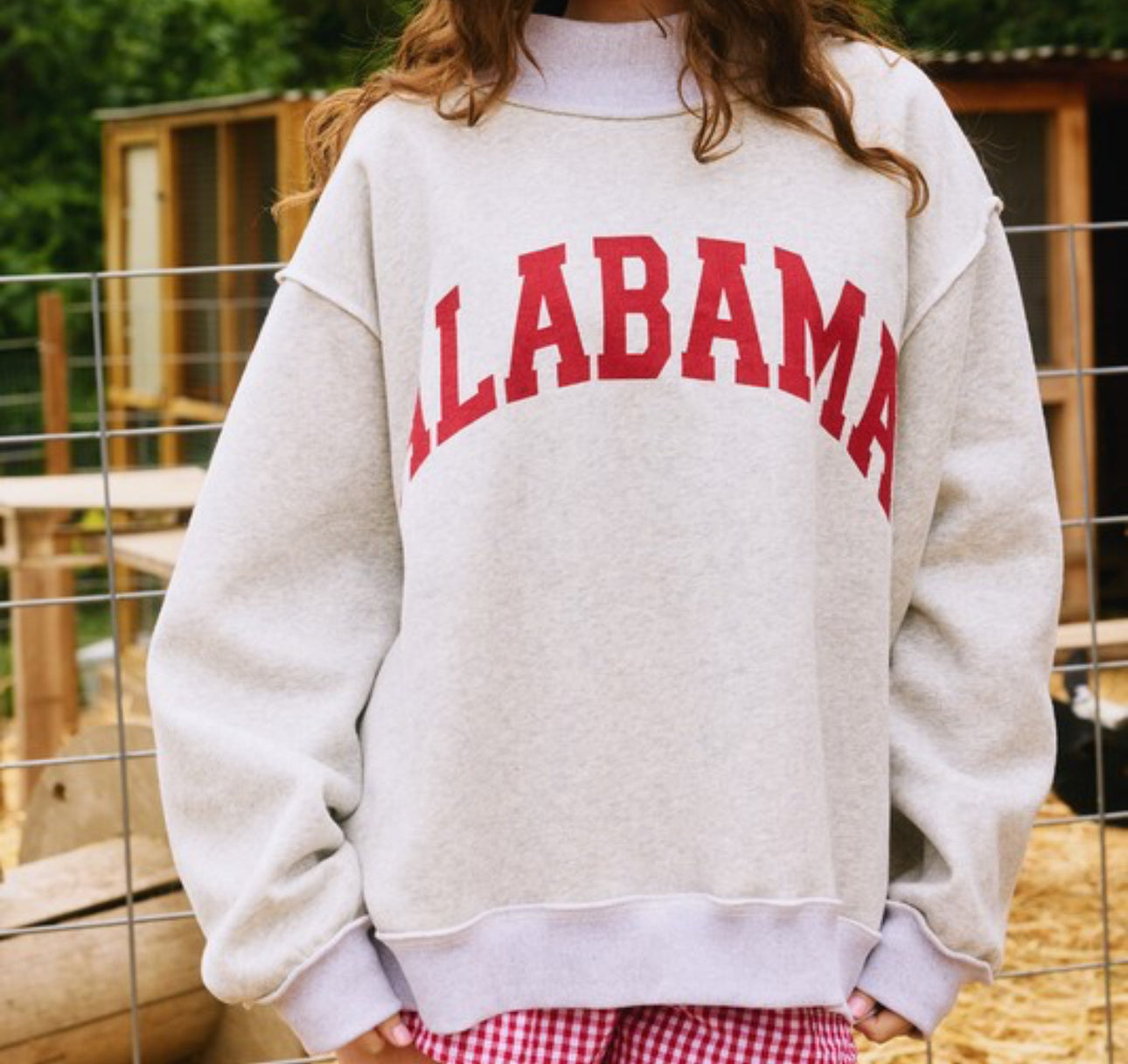 Game Day Reversible Mock Neck Sweatshirt - Alabama PREORDER