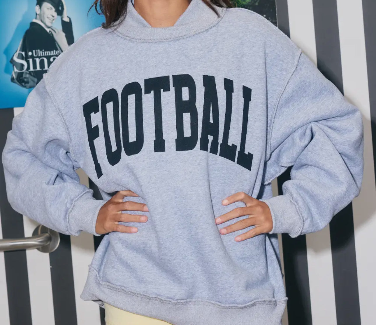 Reversible Mock Neck Sweatshirt - Football/Gameday PREORDER
