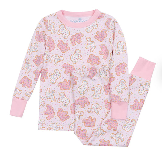 Animal Cracker Pajamas - Pink