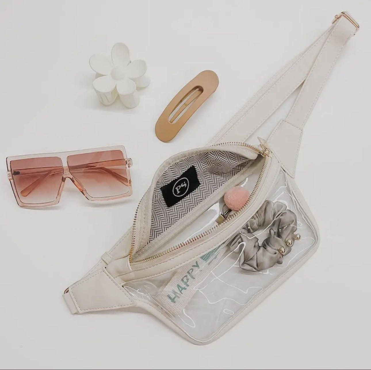Clara Bum Bag - Cream