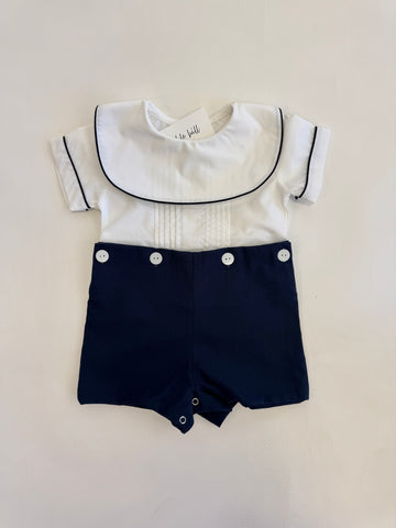 James Button On - Navy