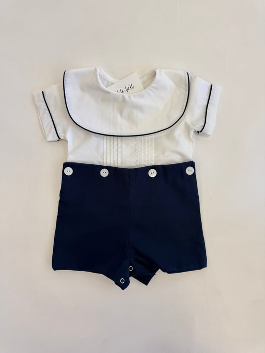 James Button On - Navy