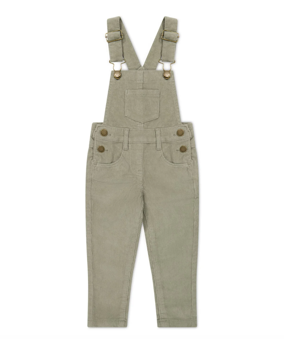 Jordie Corded Overalls - Moss