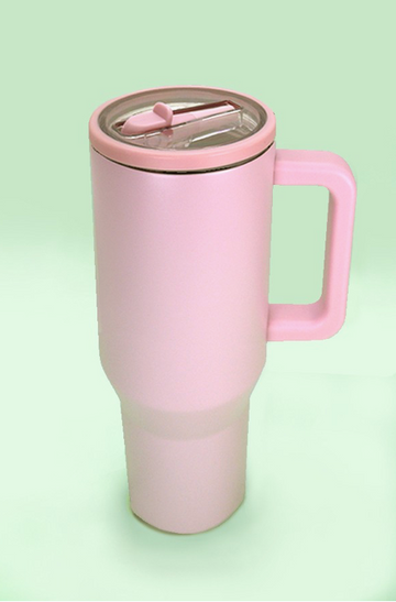 40oz Spill Proof Tumbler - Pink Sand