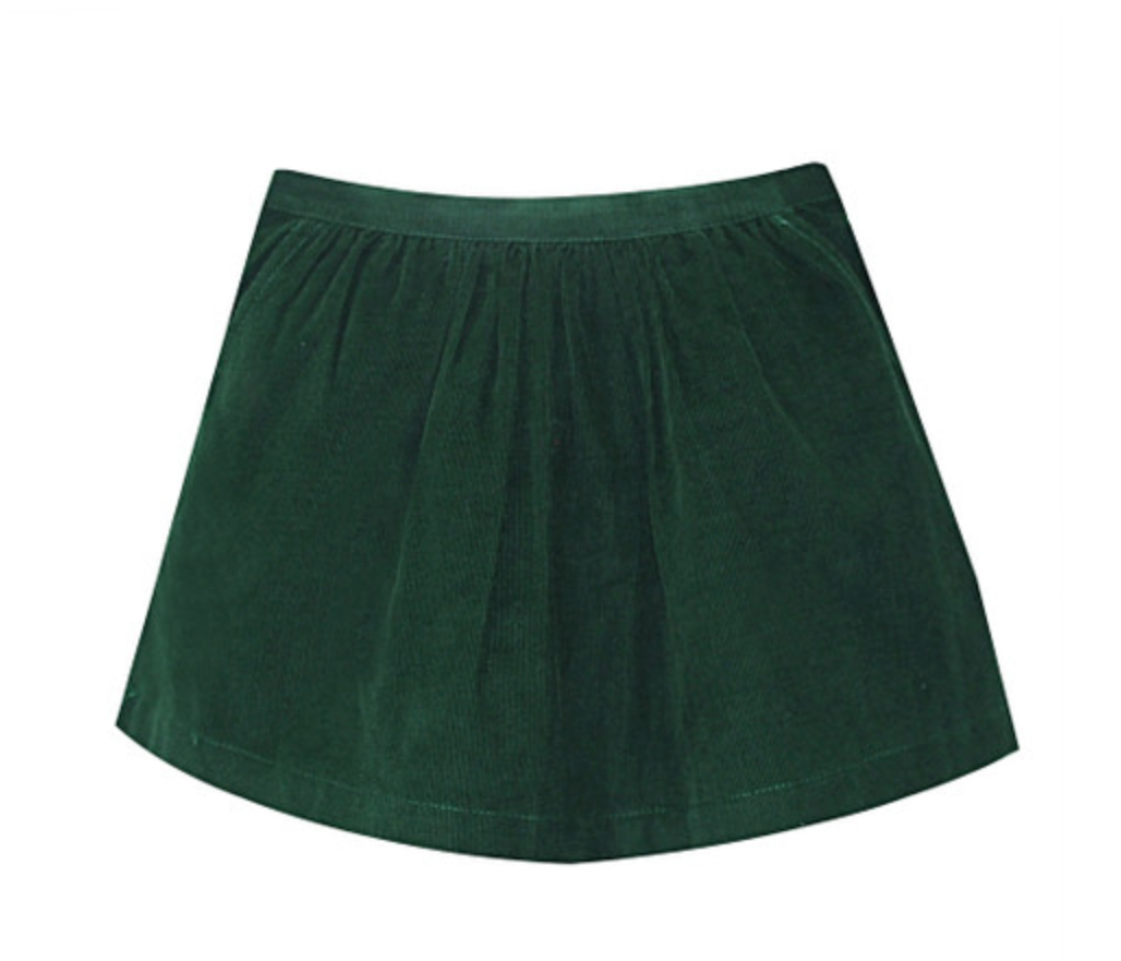 Shelby Cord Skirt - Green