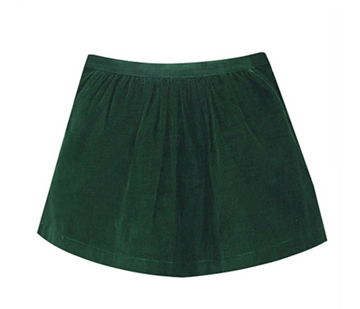 Shelby Cord Skirt - Green