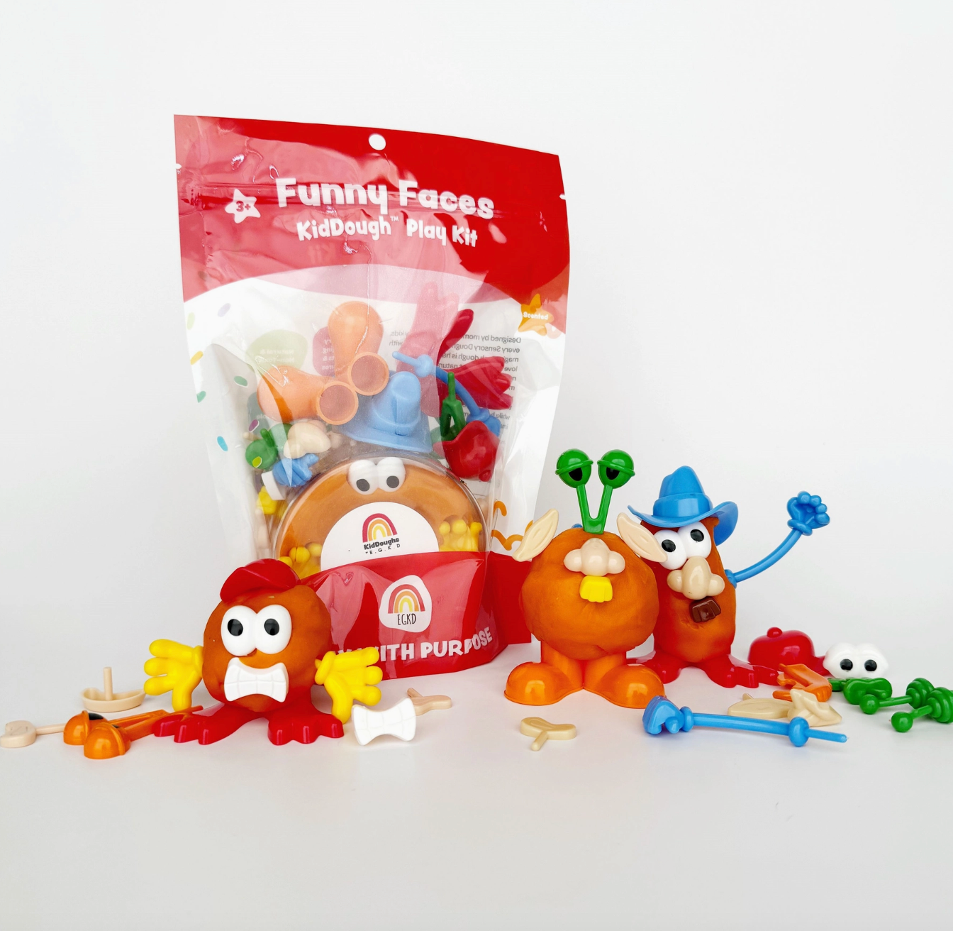 Funny Faces Play Dough Kit