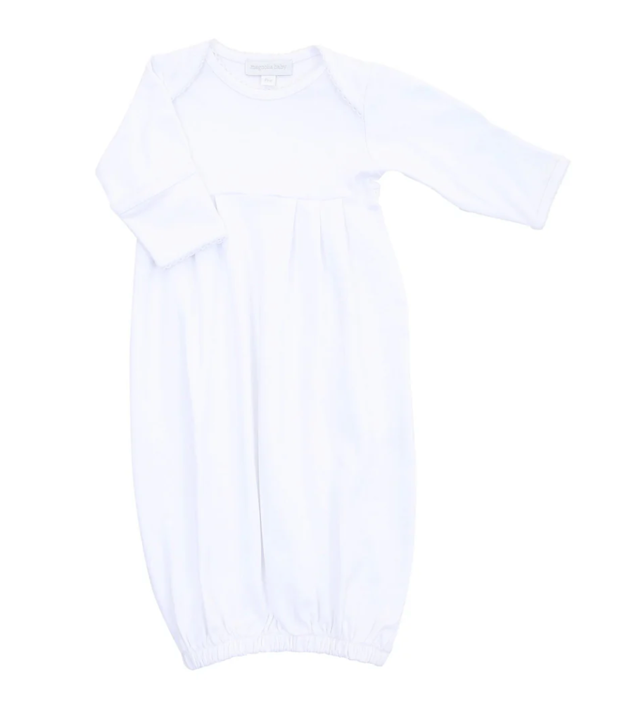 Magnolia Baby Essential Gown - White