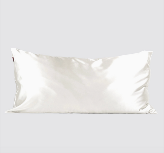 Satin King Pillowcase - Ivory
