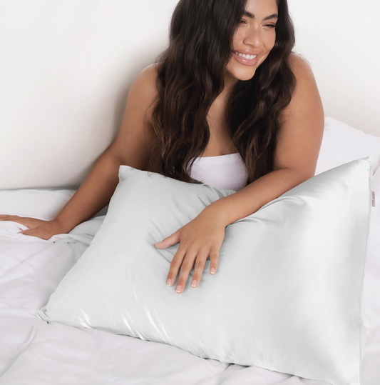 Satin King Pillowcase - Ivory