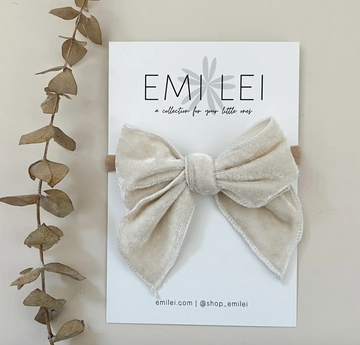 Fable Bow Headband - Ivory