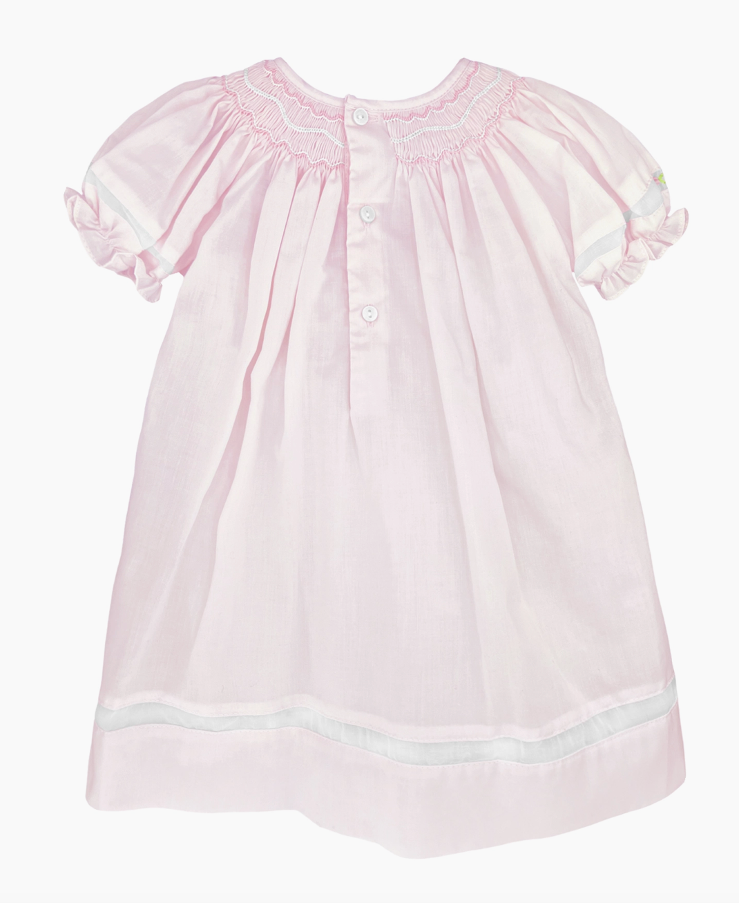 Smocked Day Gown - Pink