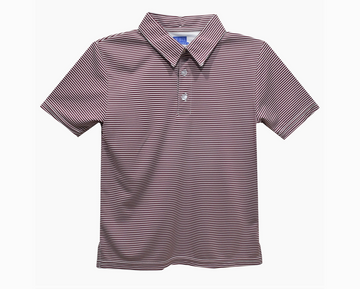 Fly Knit Stripe Shirt - Maroon