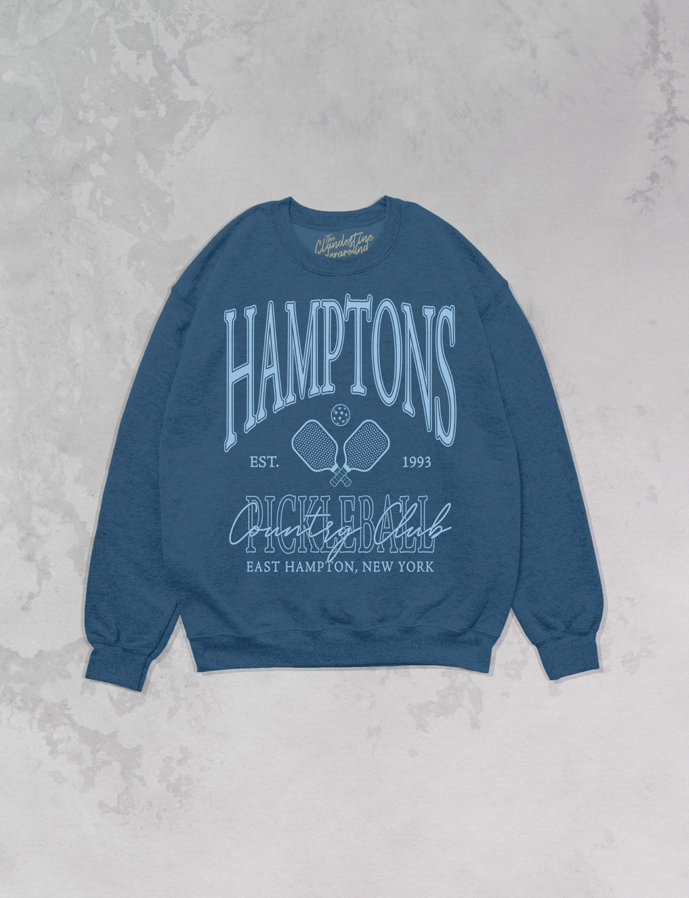 90's Hamptons Pickleball Oversized Sweatshirt