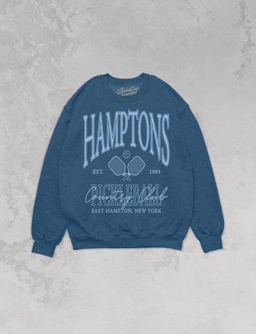 90's Hamptons Pickleball Oversized Sweatshirt