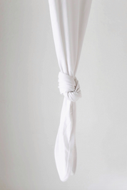 Bamboo Knotted Gown - White