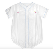 Baseball Embroidery Romper