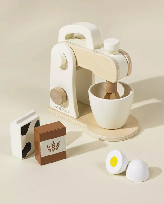 Wooden Blender + Accessories